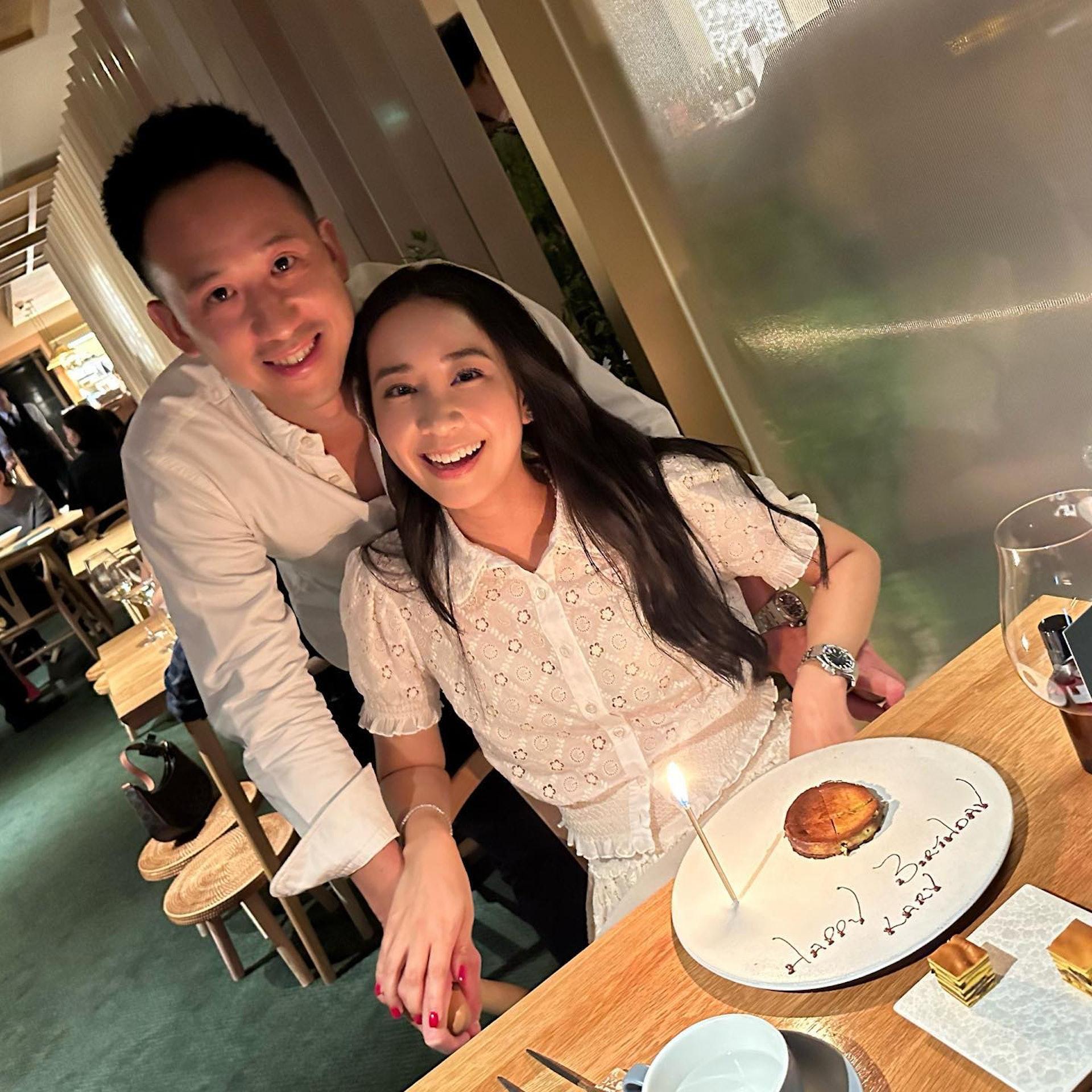 吳雨霏大讚老公洪立熙40歲吸引力大增。