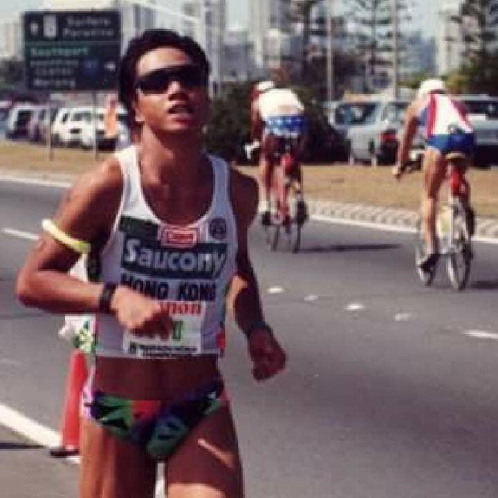 崔錦棠昔日曾代表港隊出賽,圖為1991年,他的人生第一個世界錦標賽 。