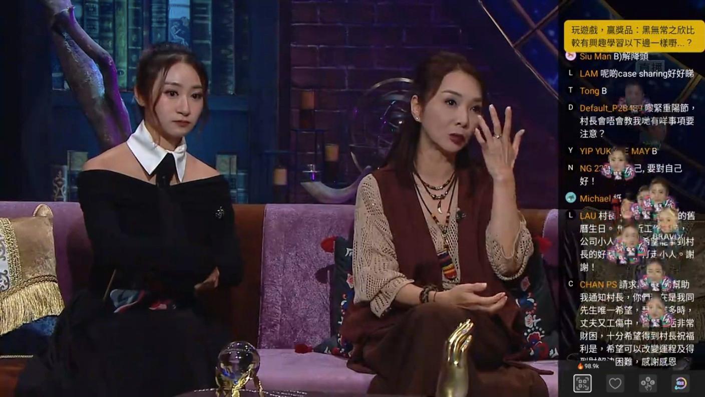 顏仟汶講到年青時的感情事,忍不住眼泛淚光。