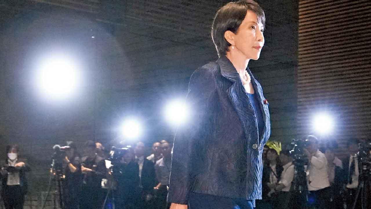 高市早苗希望成為新的鐵娘子。(路透社、美聯社)