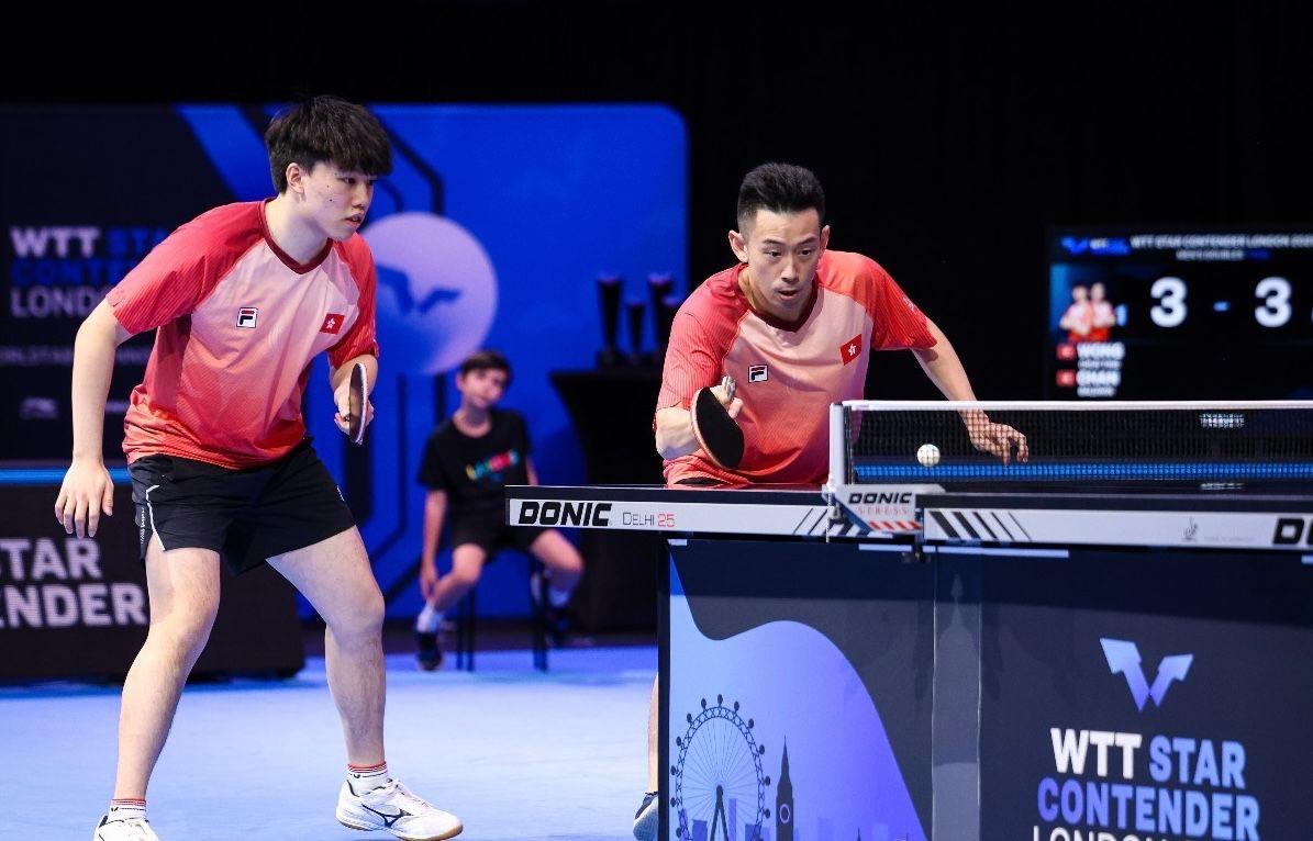「新男雙孖寶」黃鎮廷/陳顥樺 Photo Credit : WTT