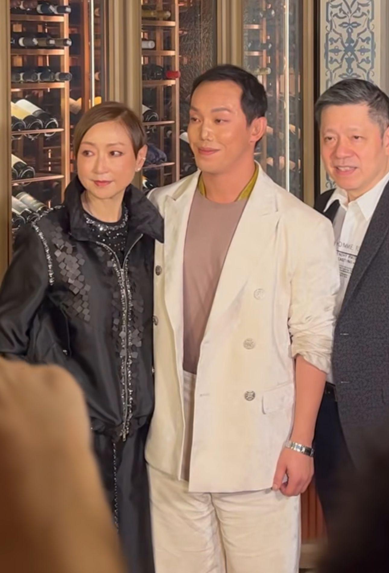 陳柏熹昨晚現身慶祝38歲生日。