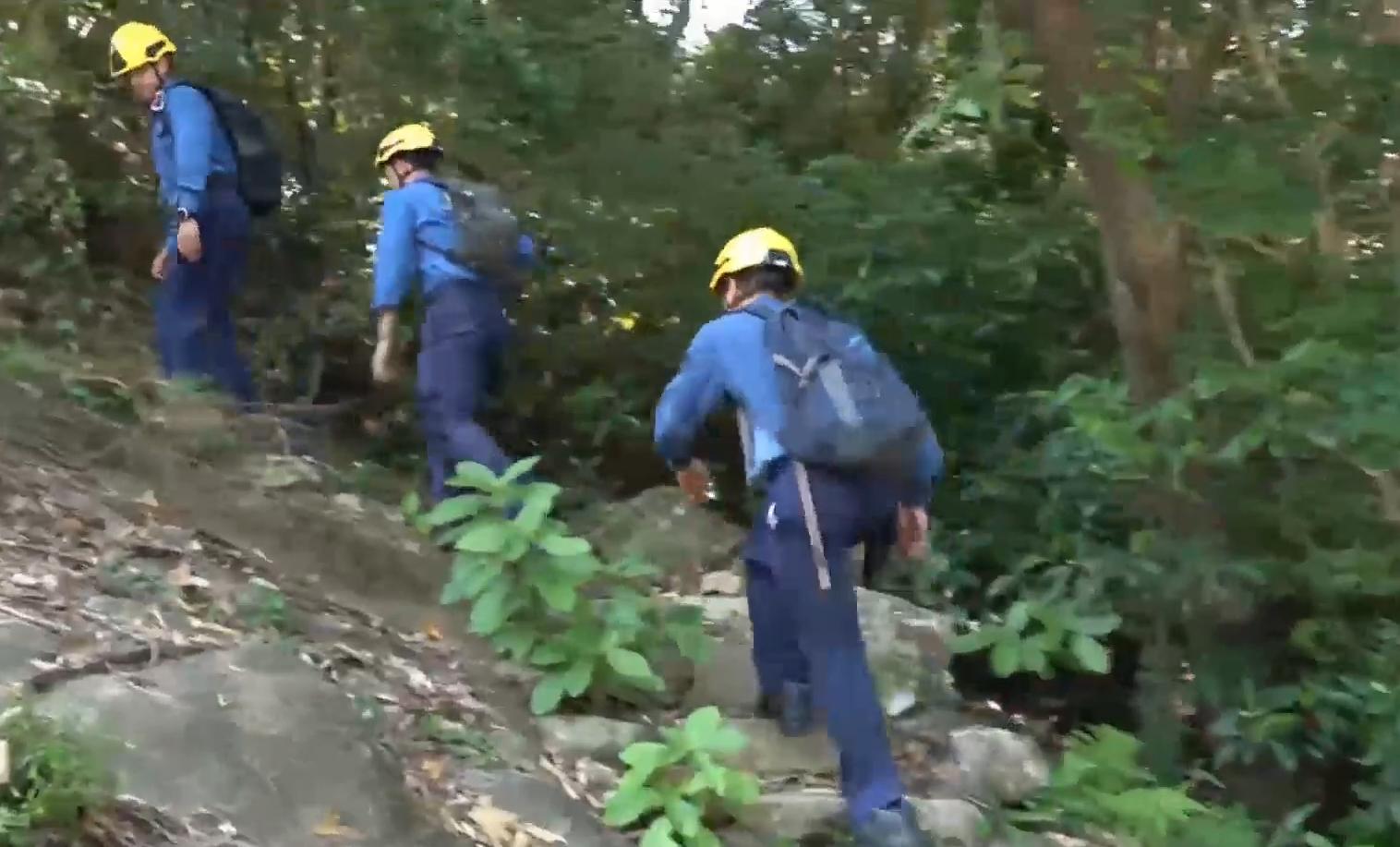 有人報警稱八仙嶺仙姑峰發生山火。(有線電視新聞截圖)