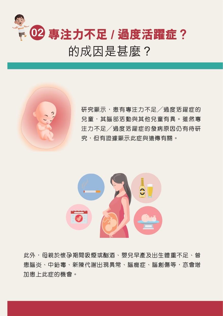 ADHD專注力失調/過度活躍症|ADHD的成因是甚麼?(衛生署)