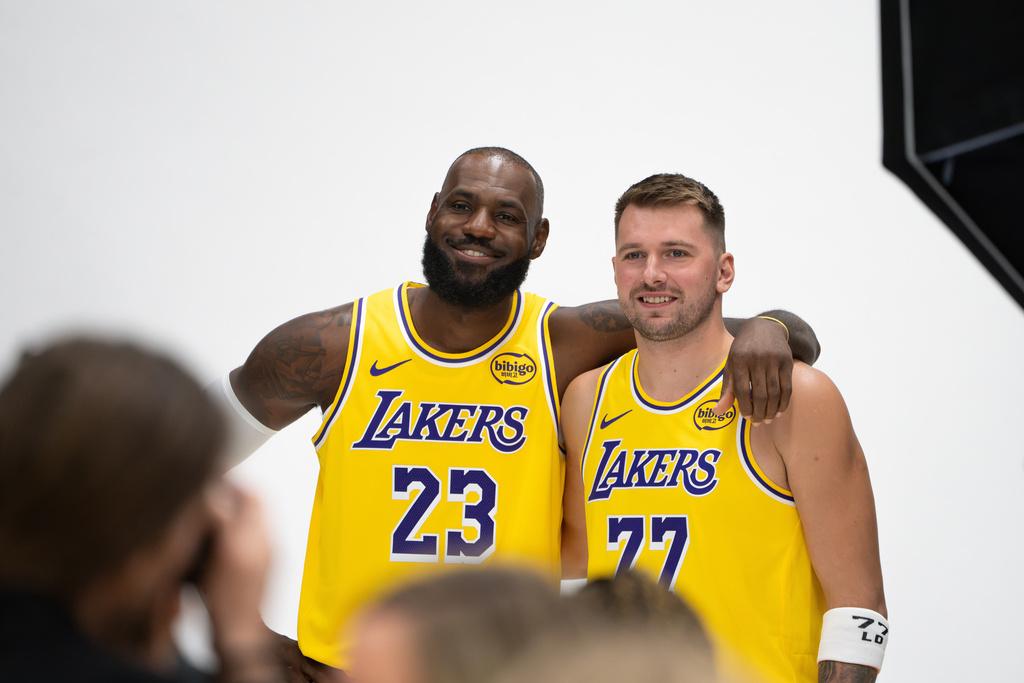 勒邦占士(LeBron James)與當錫(Doncic)或最後一季在湖人合作。