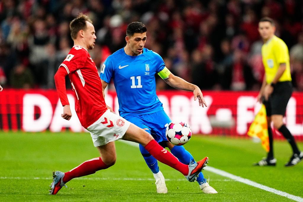 丹麥3:1擊敗希臘。(路透社)