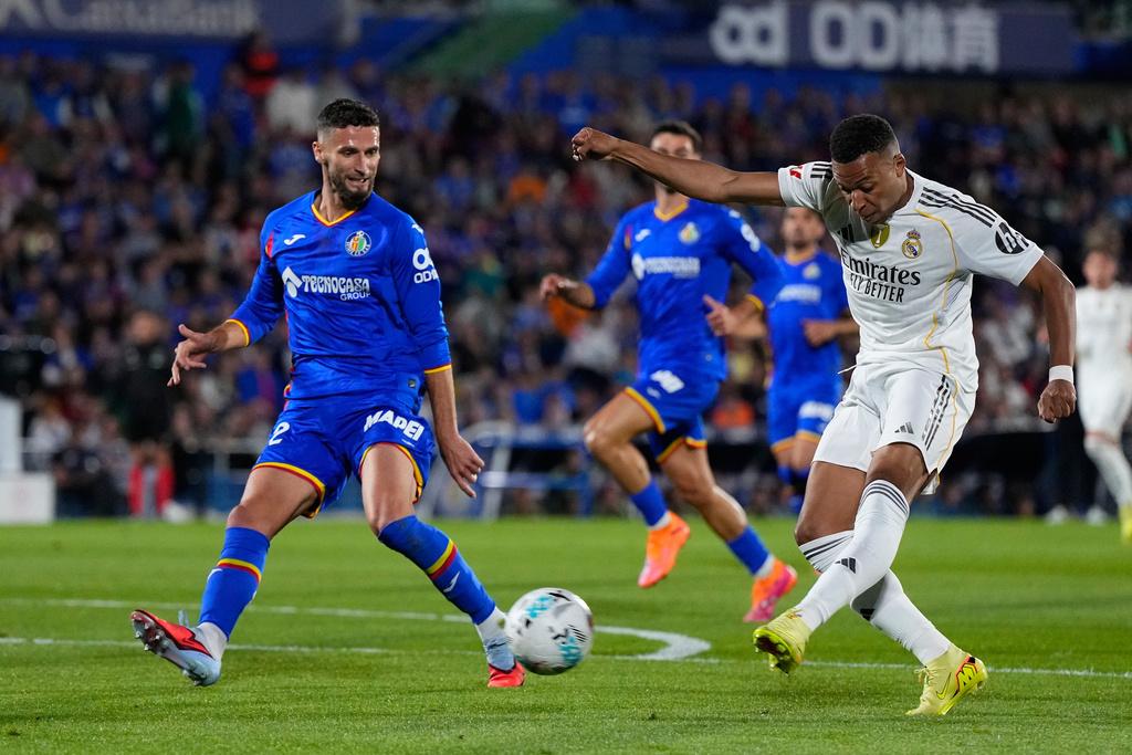 皇家馬德里作客1:0贏基達菲。(美聯社)