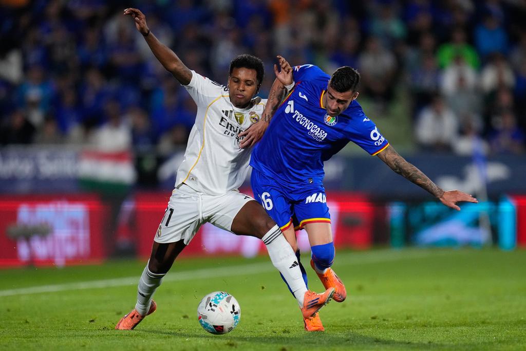 皇家馬德里作客1:0贏基達菲。(美聯社)