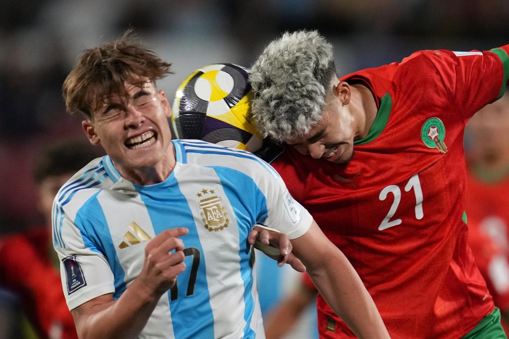 世青盃決賽,摩納哥2:0贏阿根廷。(美聯社)