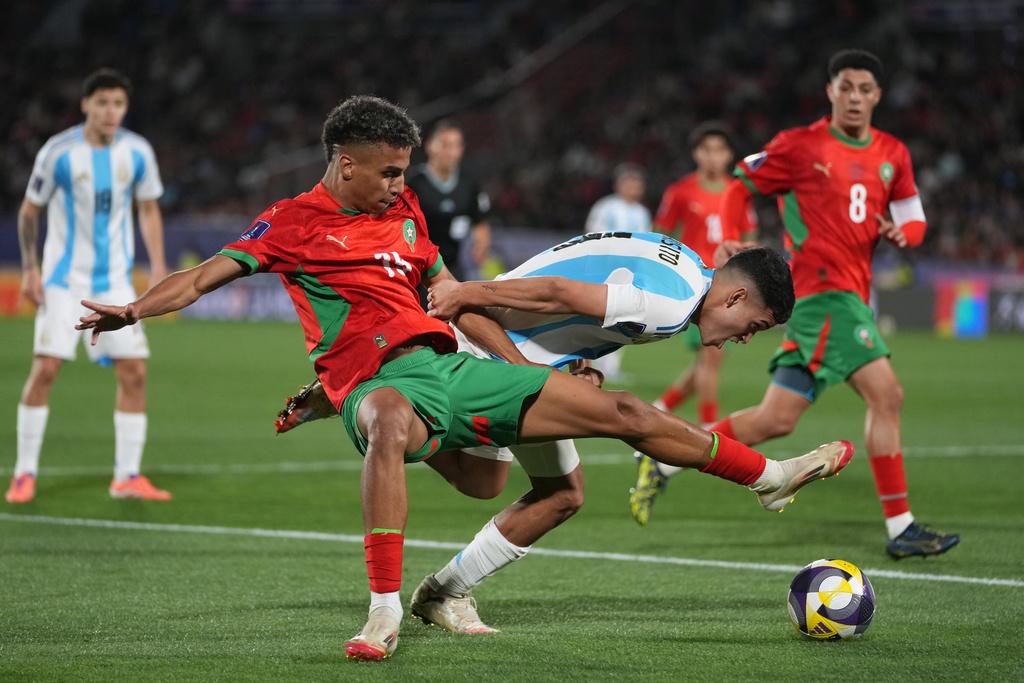 世青盃決賽,摩納哥2:0贏阿根廷。(美聯社)