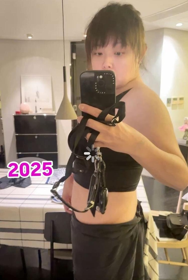 細細粒陳嘉佳今年曾減肥至150磅。