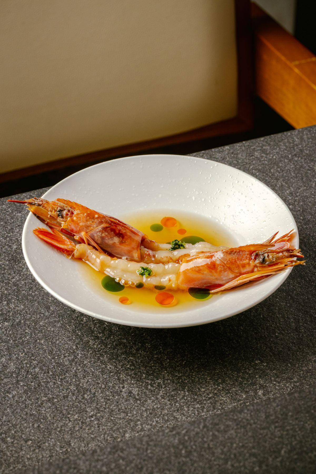 紹酒醉紅蝦$138/2隻