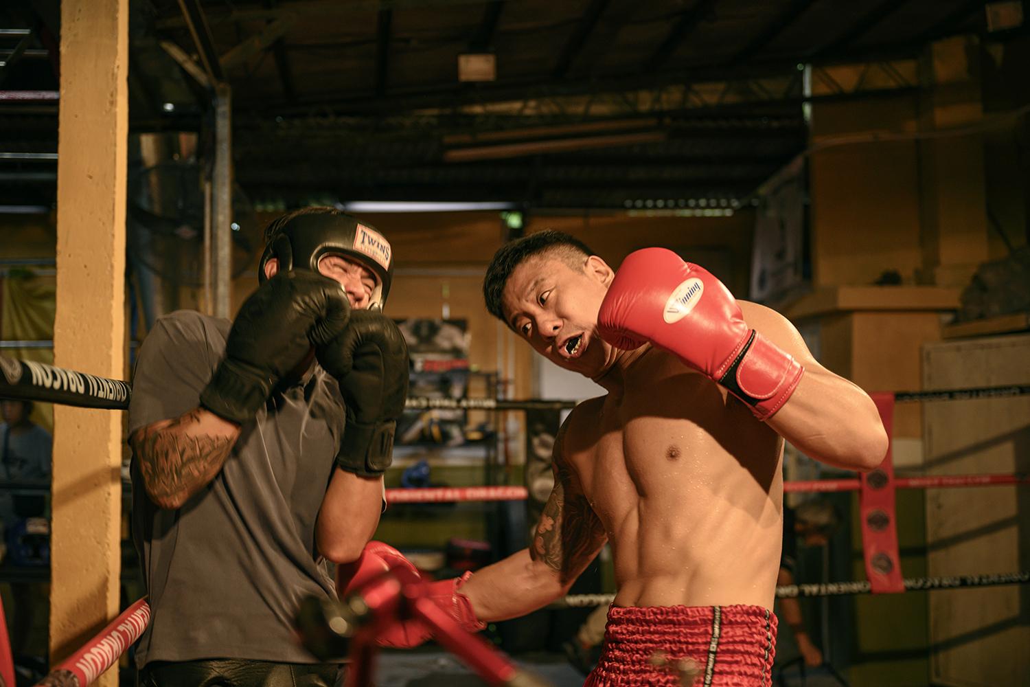 朱栢康為演《金童》拳手角色,接受一連串訓練。