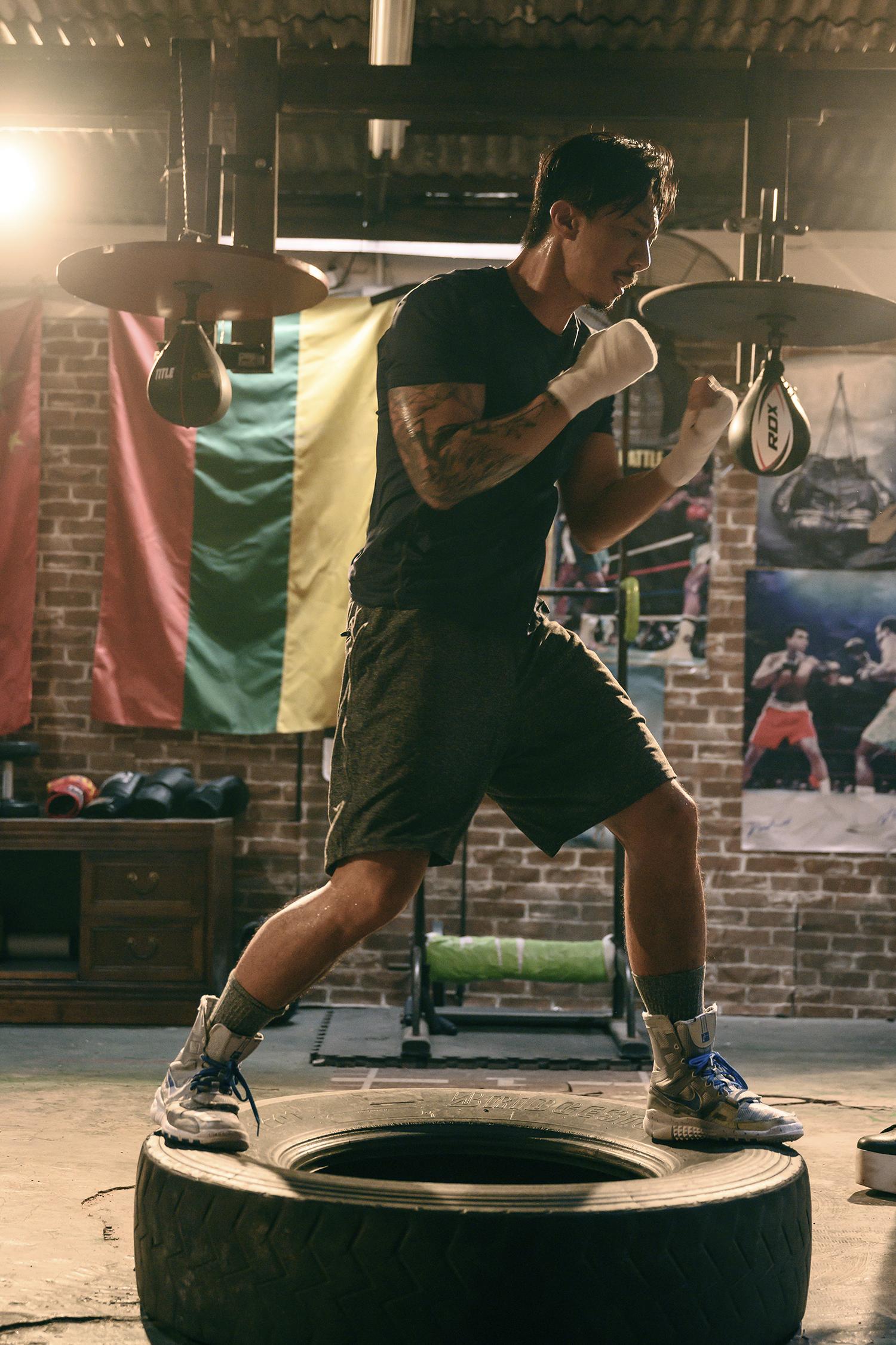 張繼聰因演《金童》拳手角色,愛上打西洋拳。