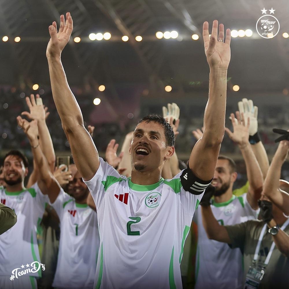 阿爾及利亞取得世界盃入場券。(阿爾及利亞足協)