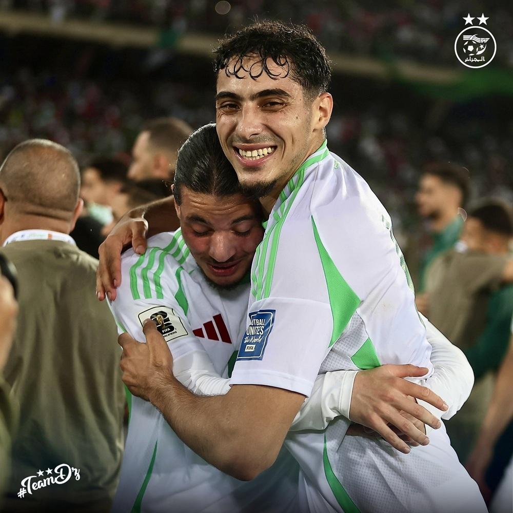 阿爾及利亞取得世界盃入場券。(阿爾及利亞足協)