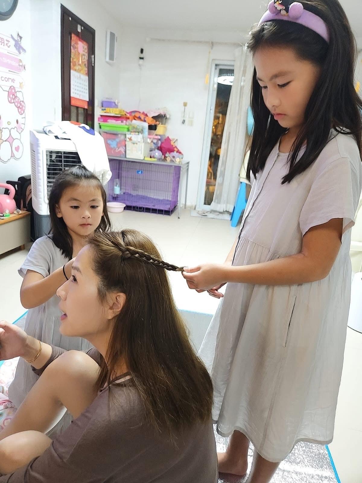 梁敏巧大讚母親的偉大。