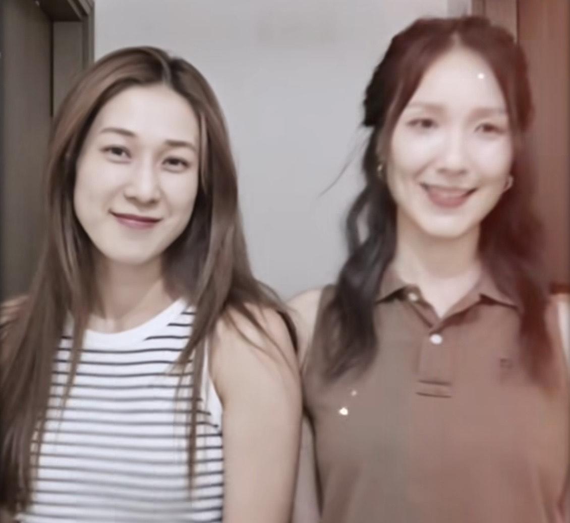 兩位女神顏值爆燈,獲網民激讚。