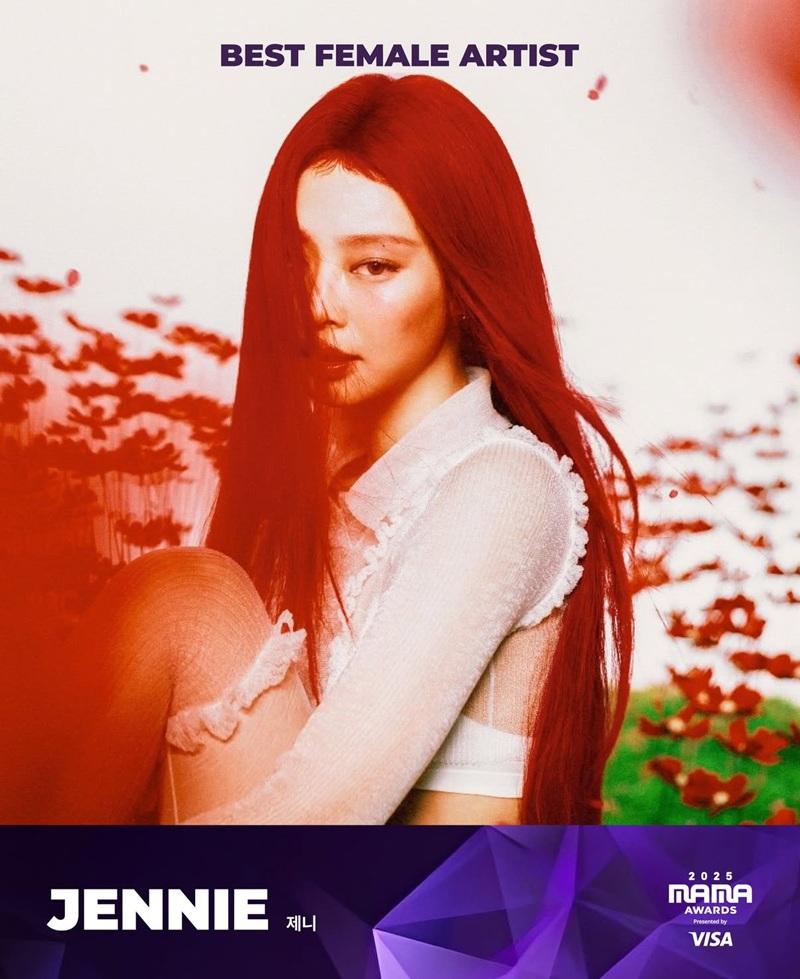 Jennie聲勢僅次隊友Rose。