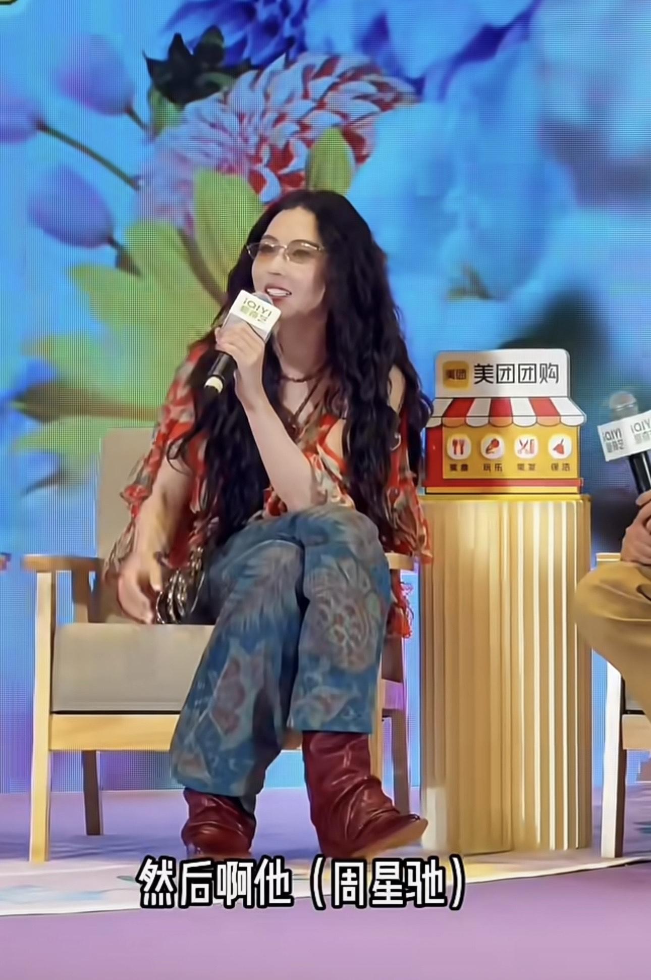 張栢芝感激周星馳的支持。