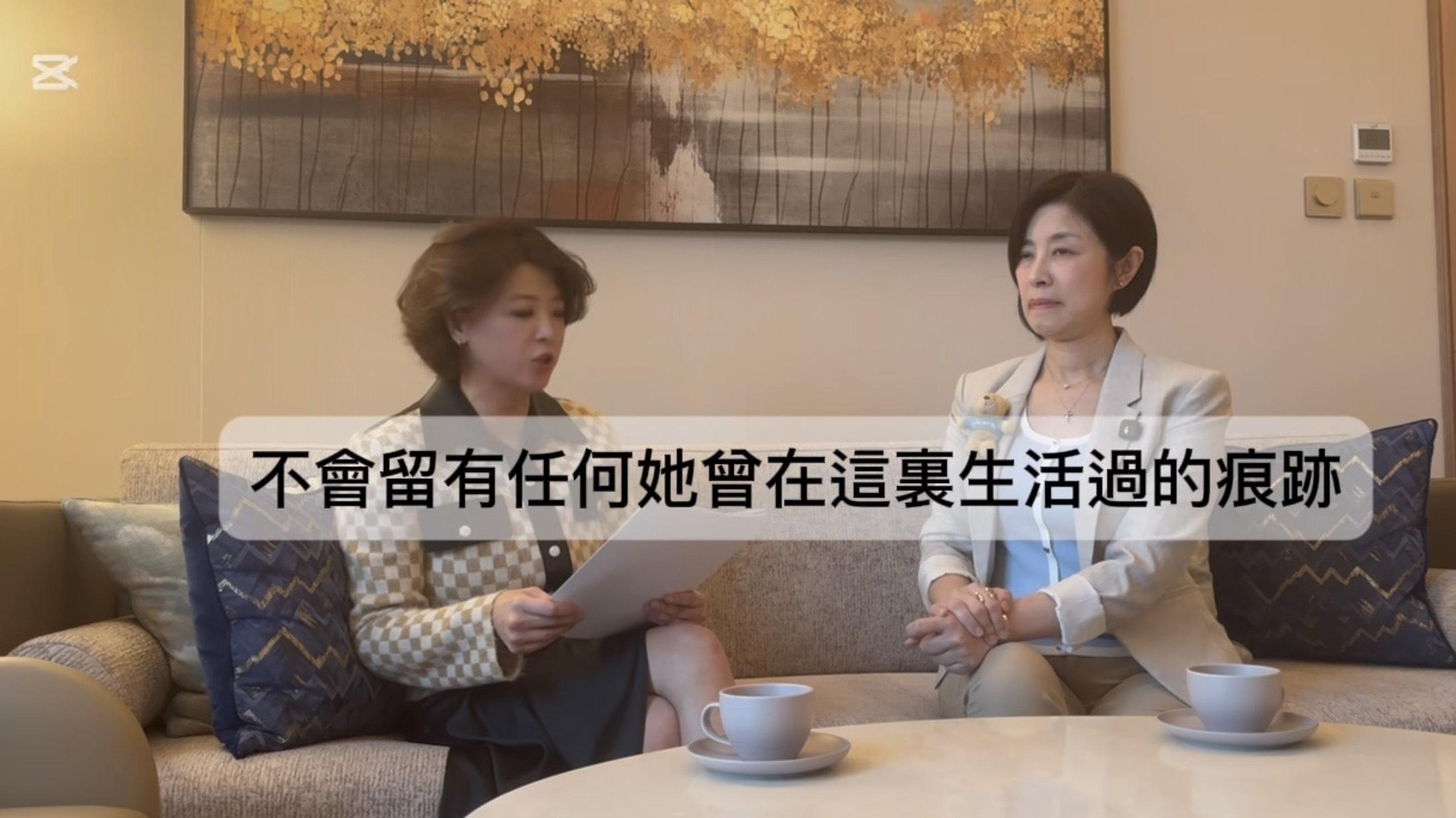 李明慧指受到前夫的暴力對待。