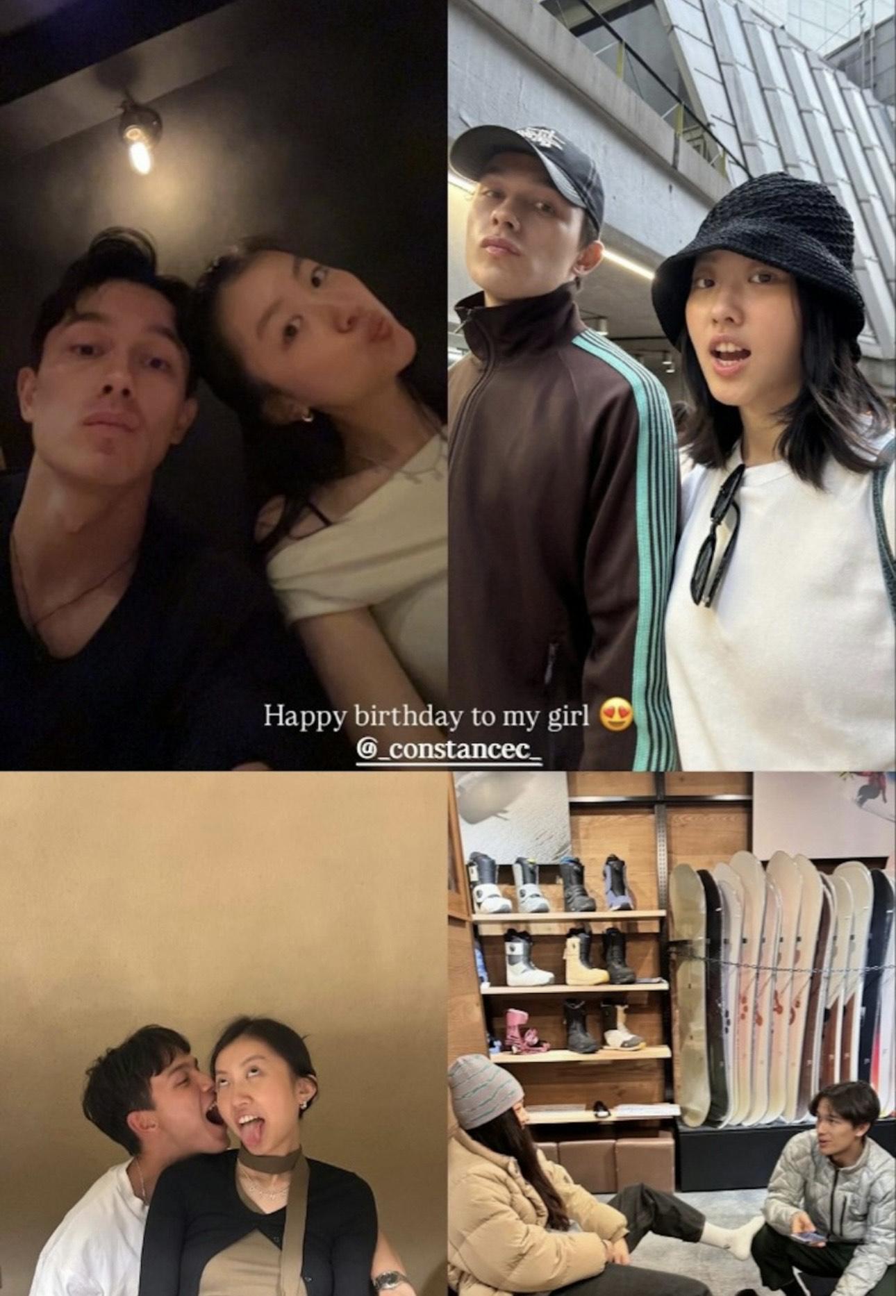 陳康堤在本月初21歲生日時,男友Shou Honda在社交網公開多張二人的合照,高調放閃。