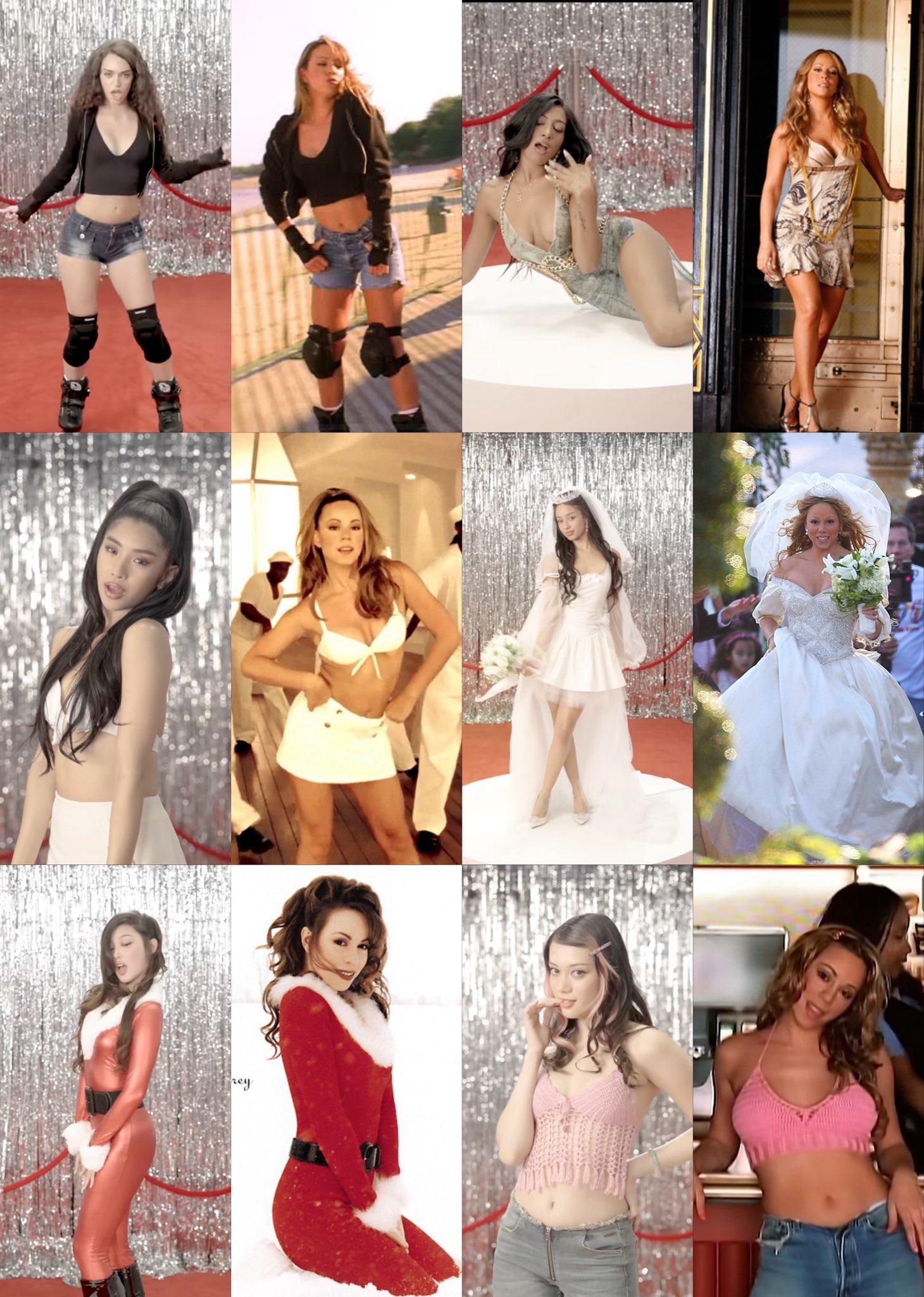 雙重fans編輯的對比圖。