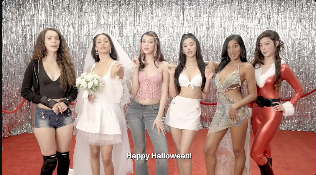 KATSEYE《All I Want for Halloween is…Gabriela》MV,在YouTube上載不到一天,點擊率迅速超過100萬次。