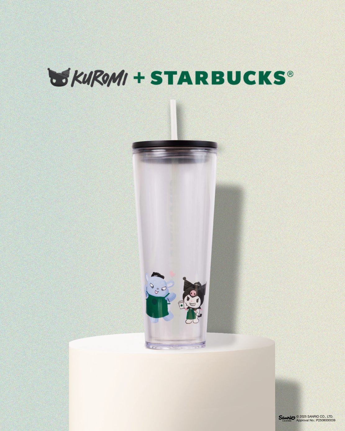 KUROMI + Starbucks 24oz 凍杯