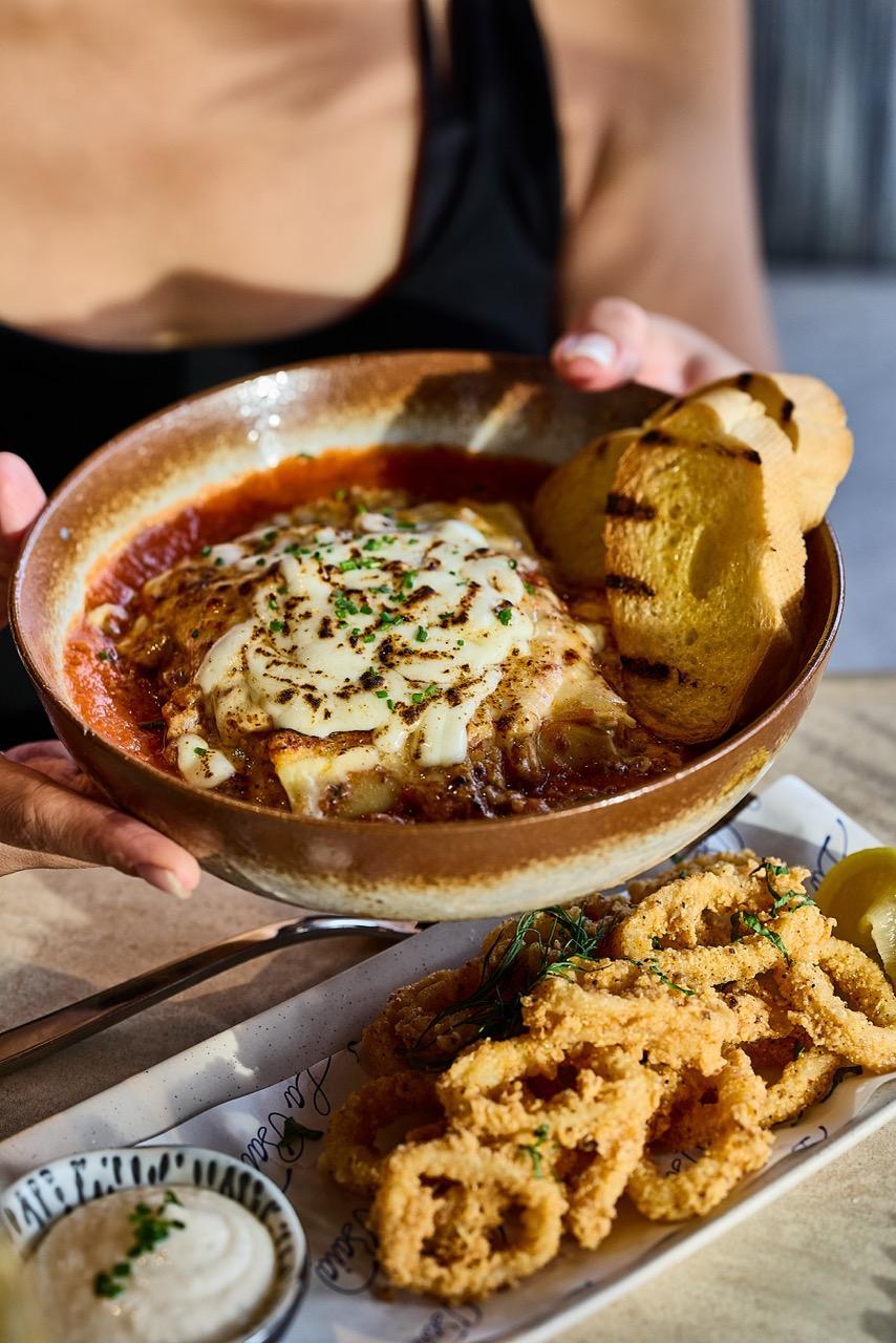 牛肉醬千層麵配上Bechamel白醬($168)