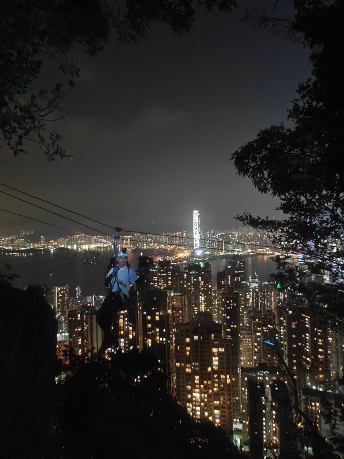 Lokman@MIRROR大膽挑戰太平山夜飛索