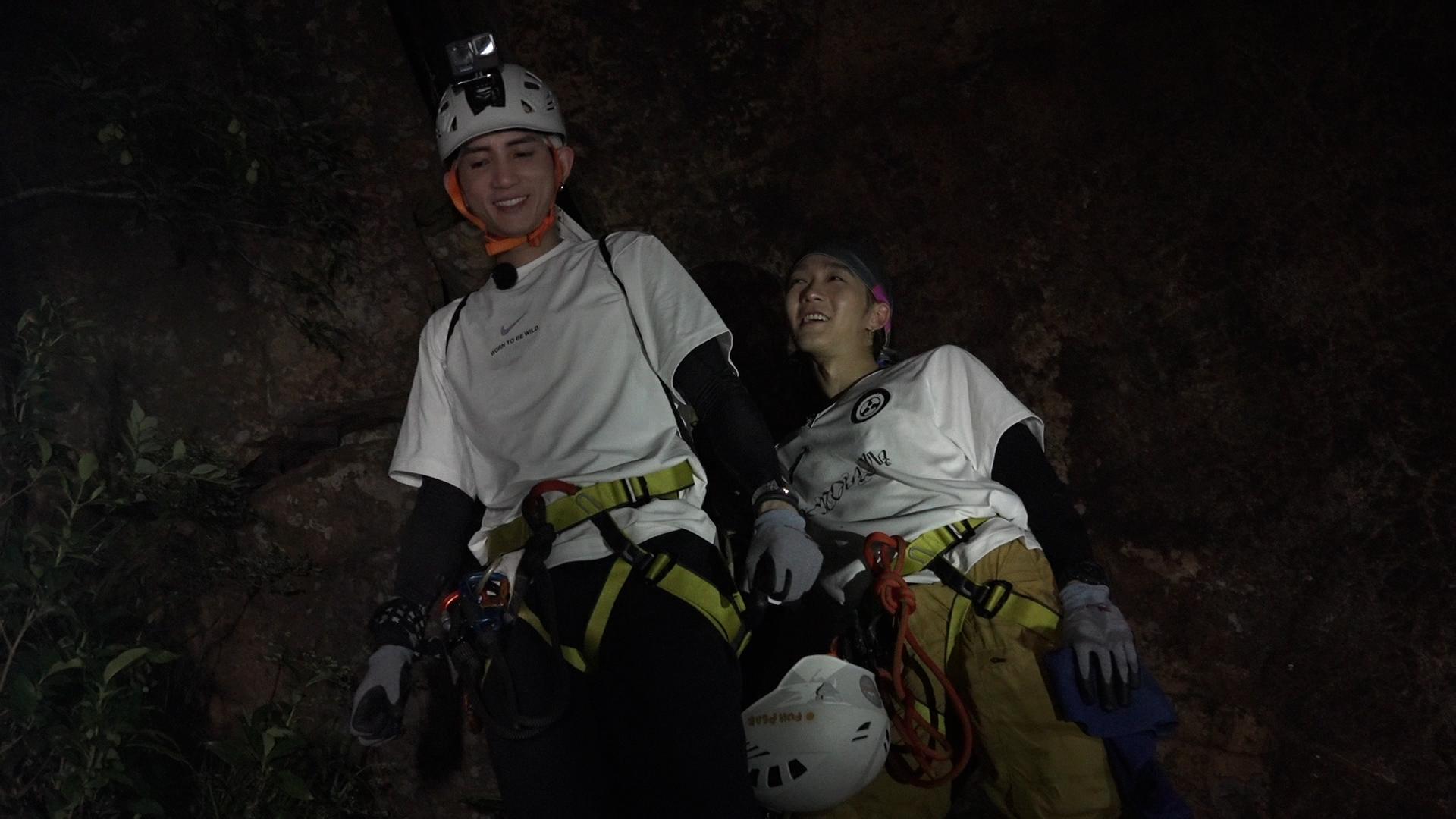 Lokman和Alton站在懸崖邊亦一臉輕鬆。