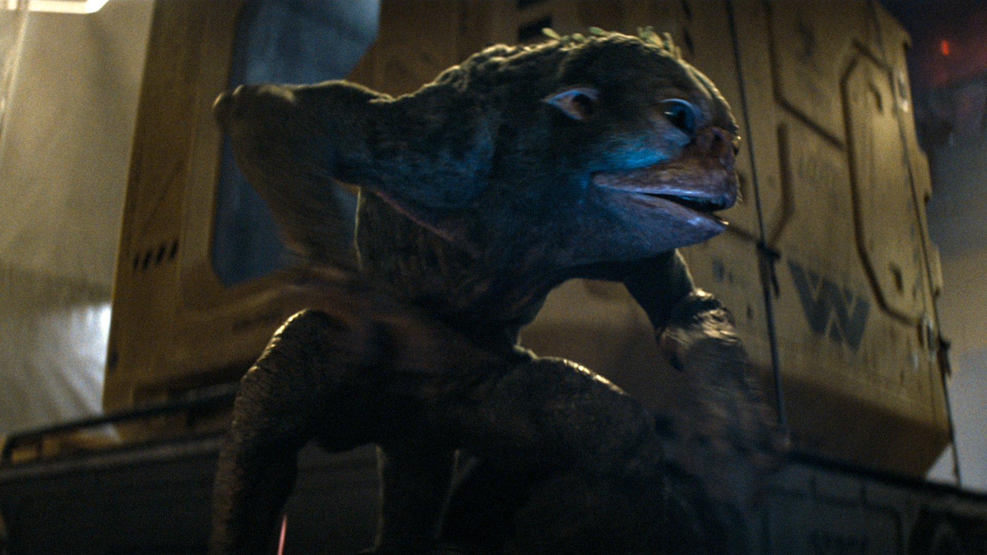 片中有大量外星生物出現。