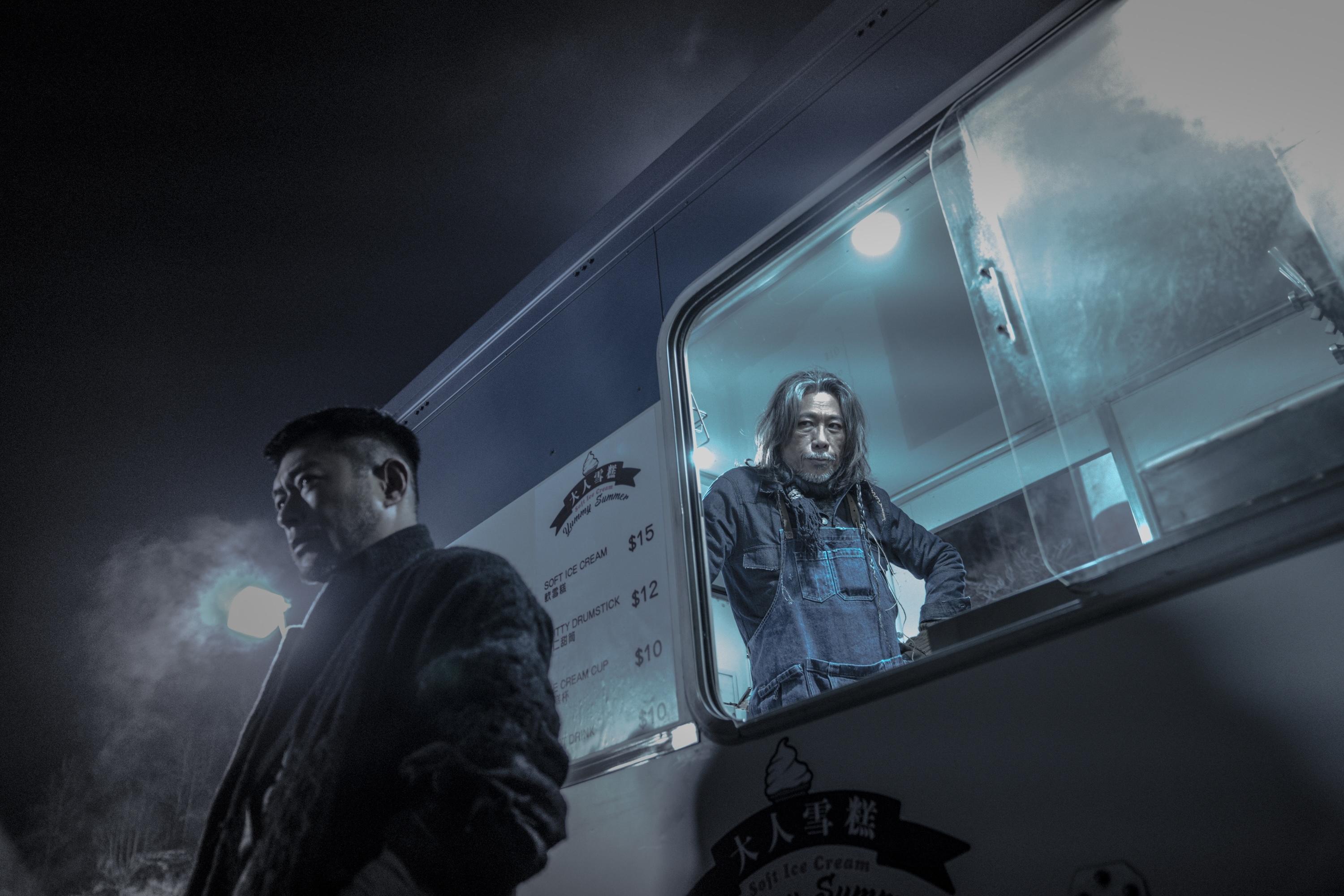 夏韶聲飾演的雪糕佬是屬於殺手集團一伙。