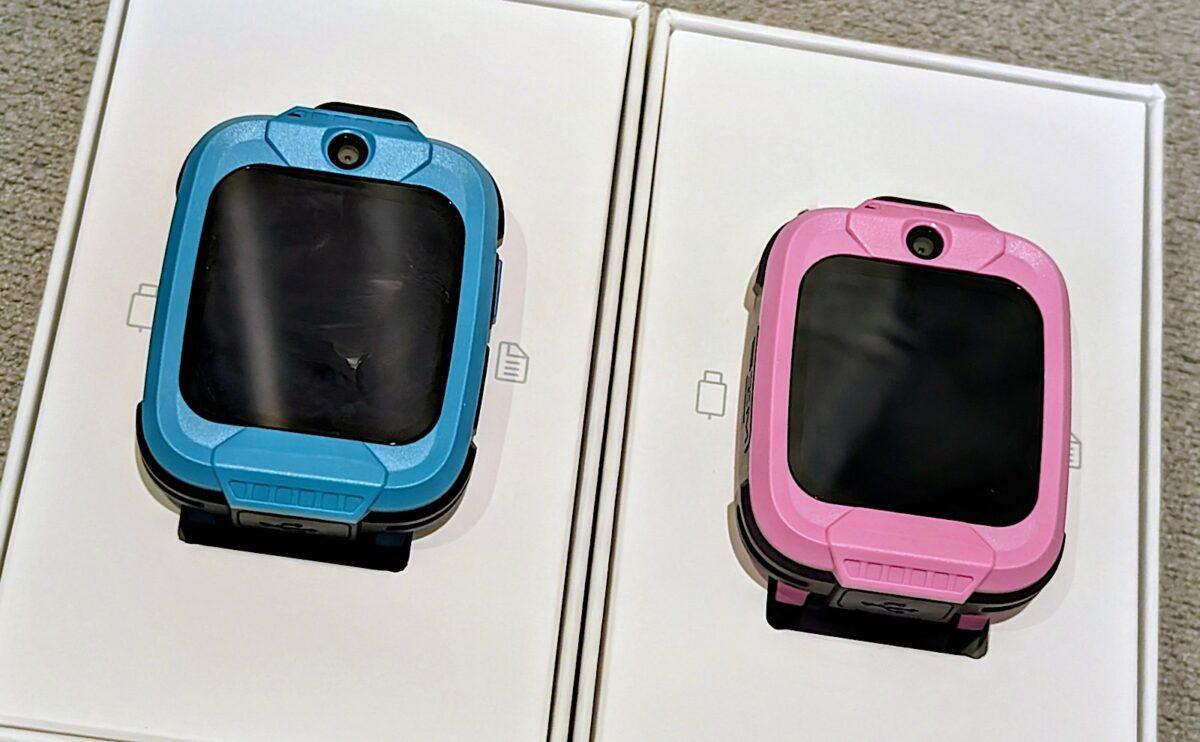 TecAnswer S1H 兒童智能手錶設冒險綠和夢幻紫兩種顏色。