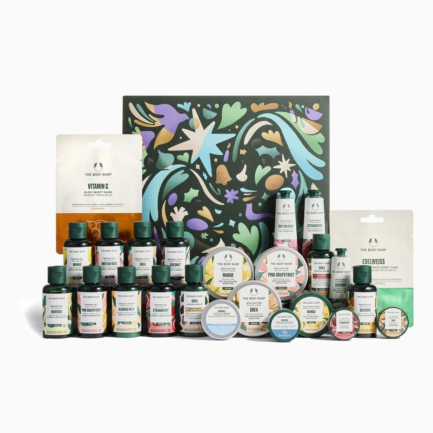 聖誕倒數月曆2025|The Body Shop 聖誕限量版奢華倒數月曆 $1,399 (價值$2,807)