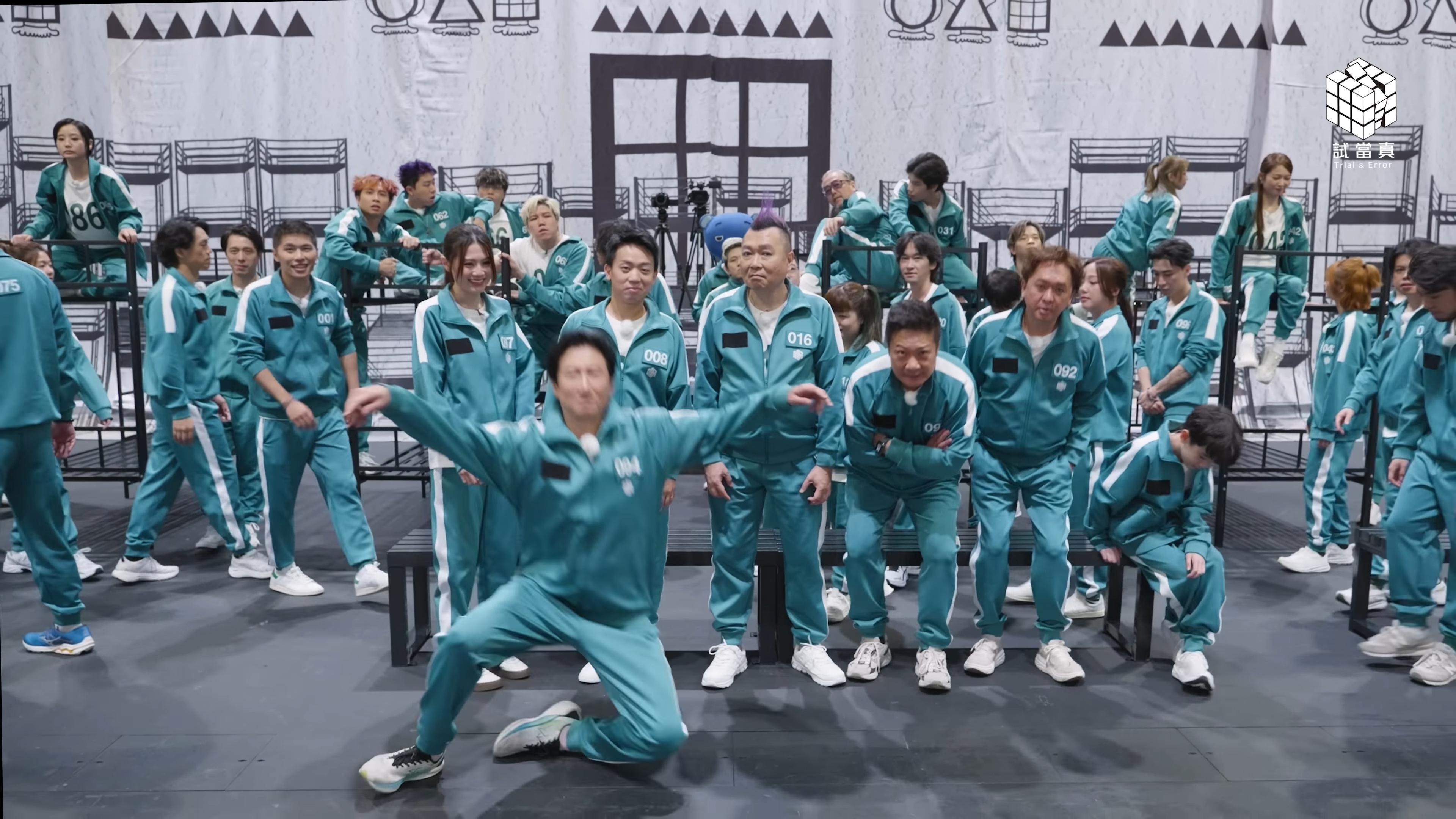 洪天明撻地動作獲網民大讚,佩服他51歲人仍可以揮灑自如撻地。