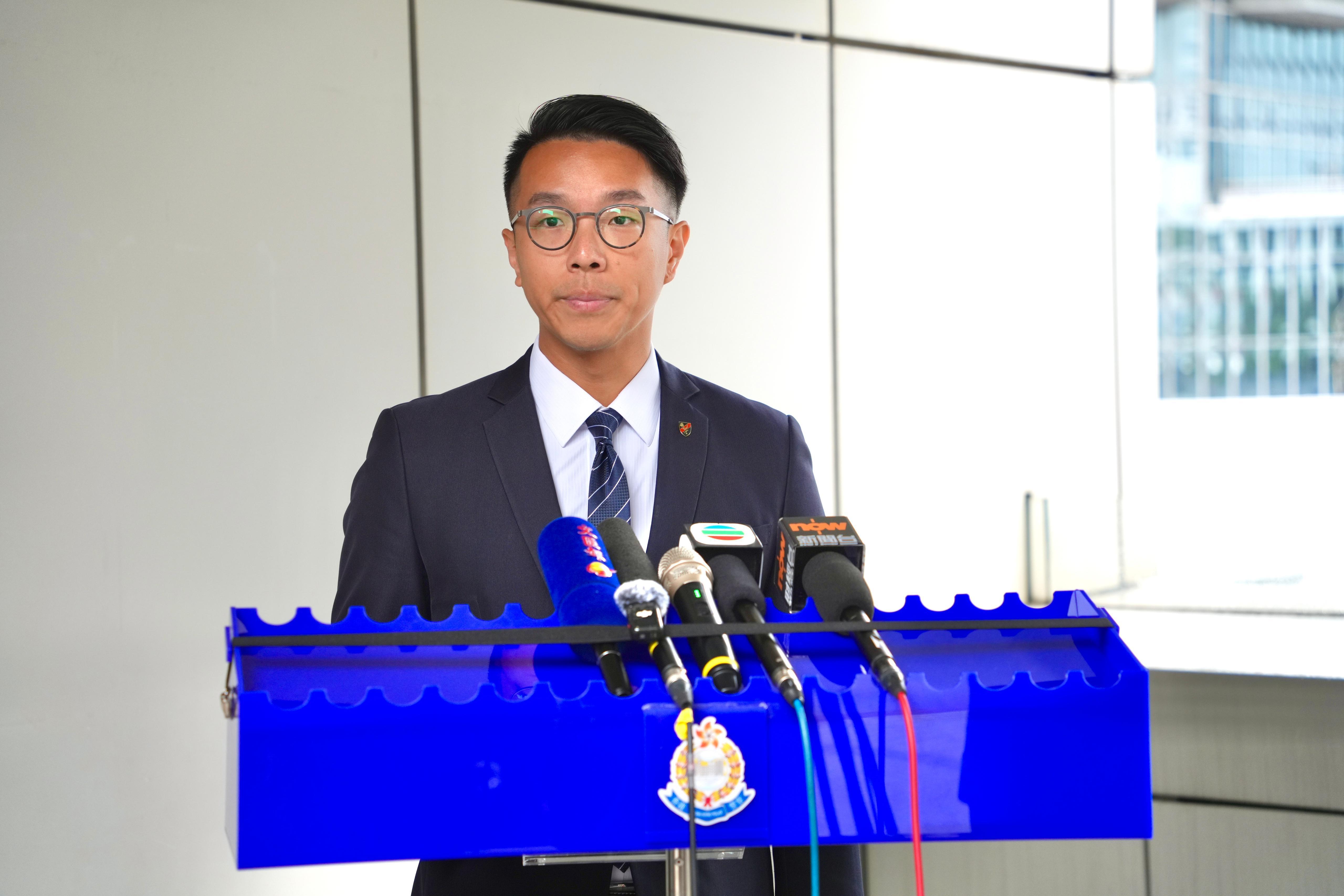 商業罪案調查科訛騙案調查組總督察韓成昊。