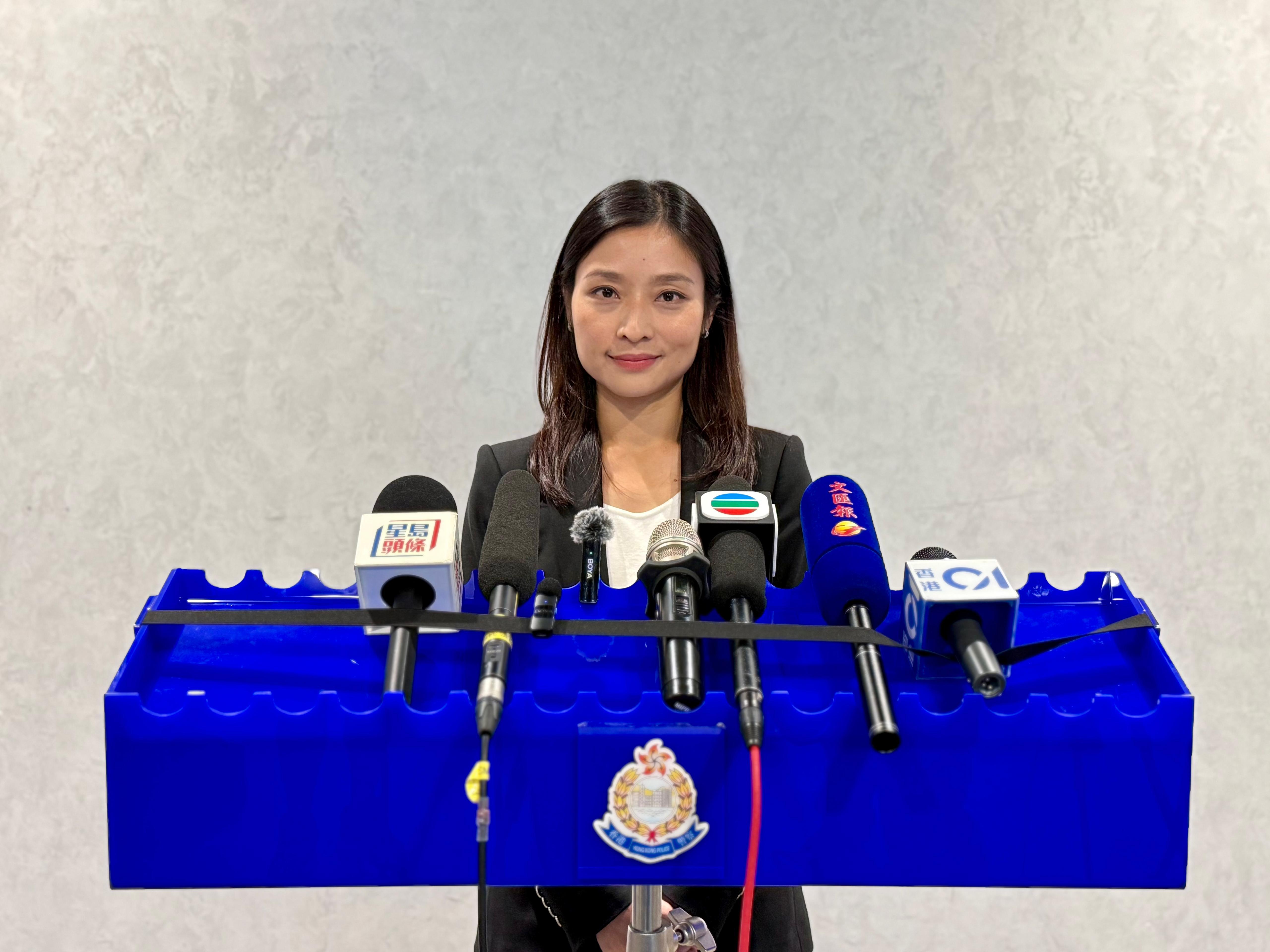 東九龍總區科技及財富罪案組第一隊高級督察任婉彤。