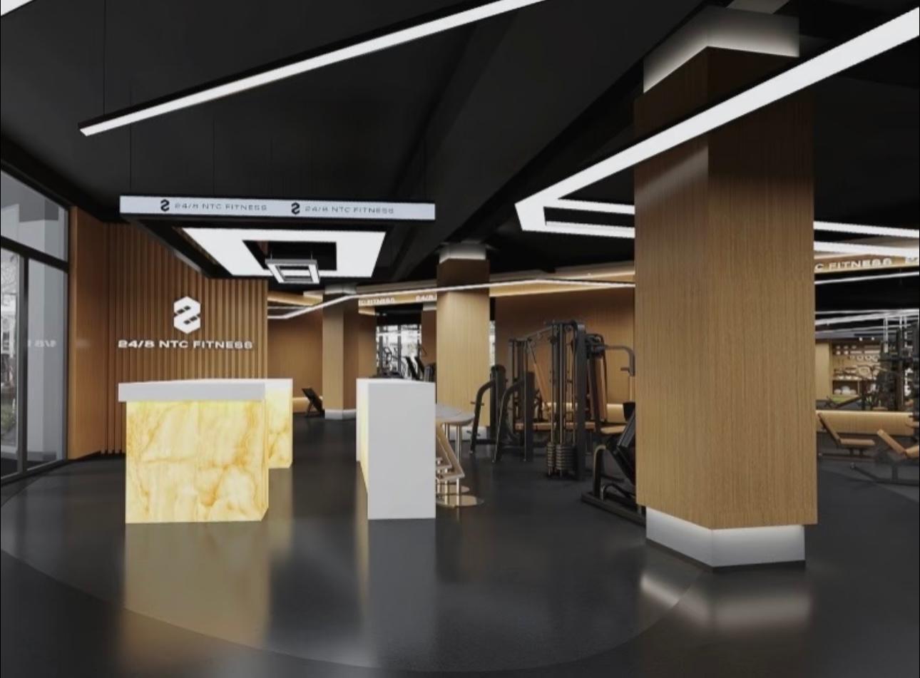 上海驚現疑似山寨版24/7 FITNESS,名叫「24/8 FITNESS」。(小紅書圖)