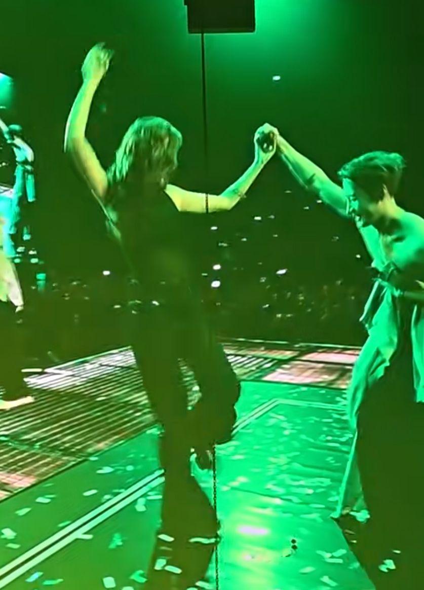 陳凱琳喜獲Jackson點名上舞台跳舞。