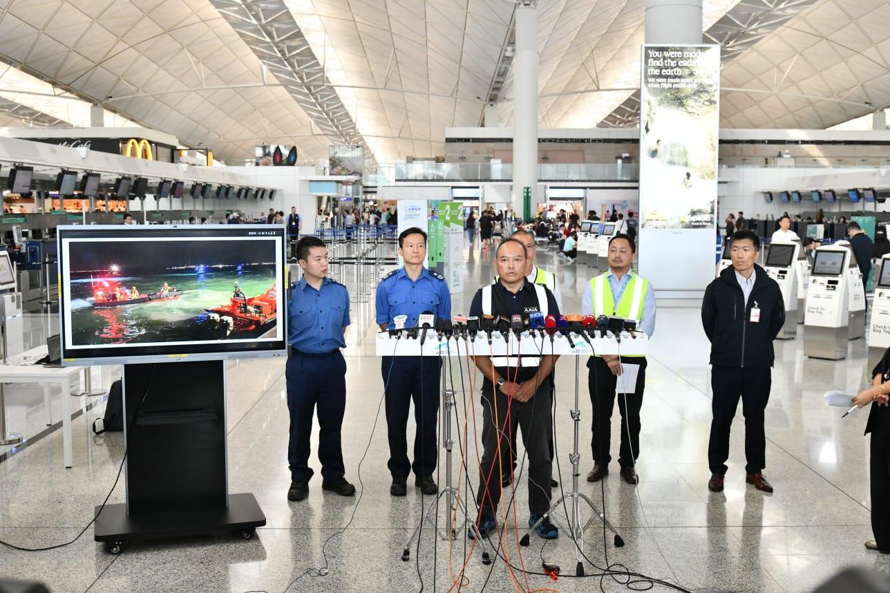 香港國際機場發生致命航空事故,機管局於早上10時會見傳媒。