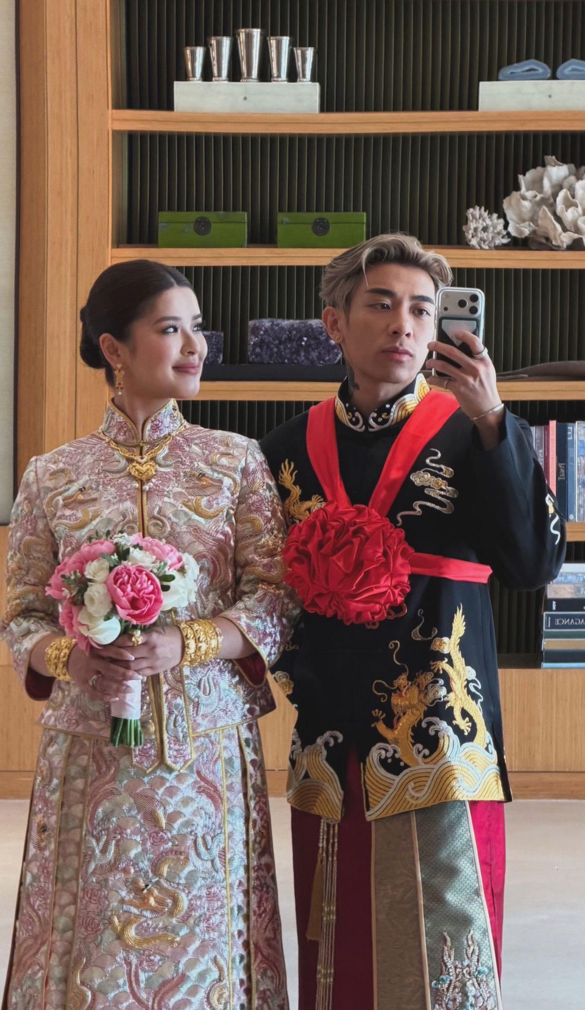 Tyson Yoshi與Christy在港補辦中式婚宴