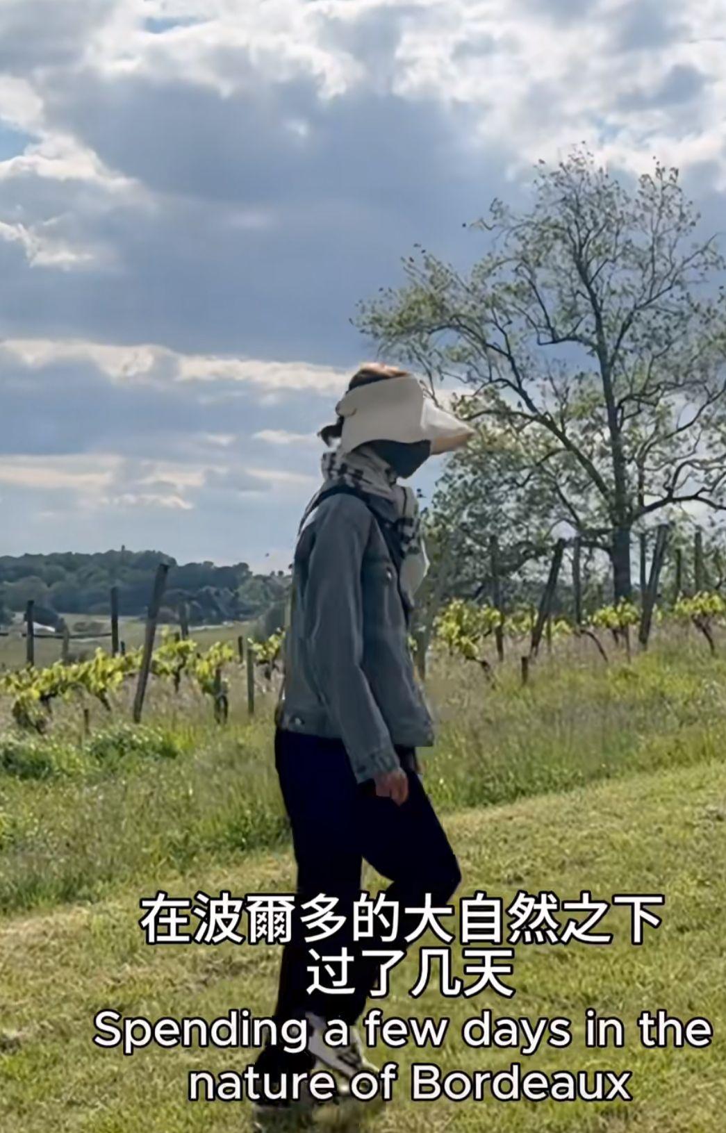 張曼玉分享去年四月拍攝的短片,在法國波爾多的大自然下體驗了幾天。