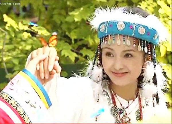 劉丹憑住《還珠格格2》扮演香妃一角爆紅。