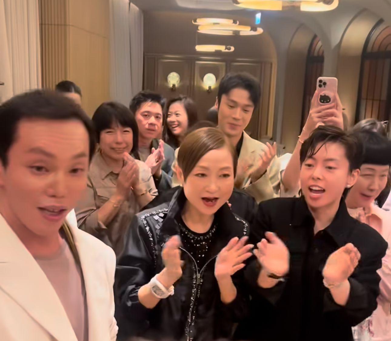 陳柏熹昨晚與家人及好友慶祝38歲生日。