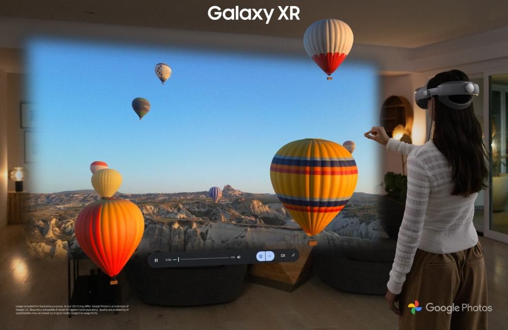 Samsung Galaxy XR以多模態AI驅動,並支援大量Google應用。