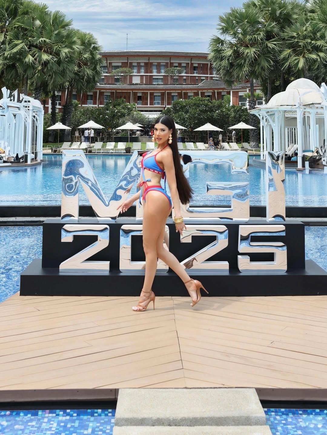 萬國小姐2025|誤以為自己是冠軍的巴拿馬佳麗Isamar Herrera。