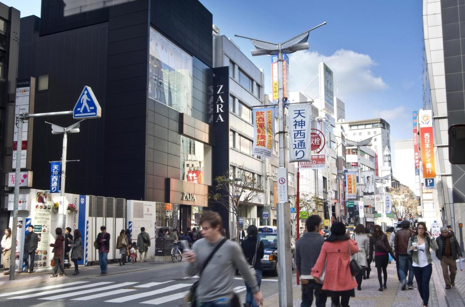 圖為福岡市街道。(互聯網)