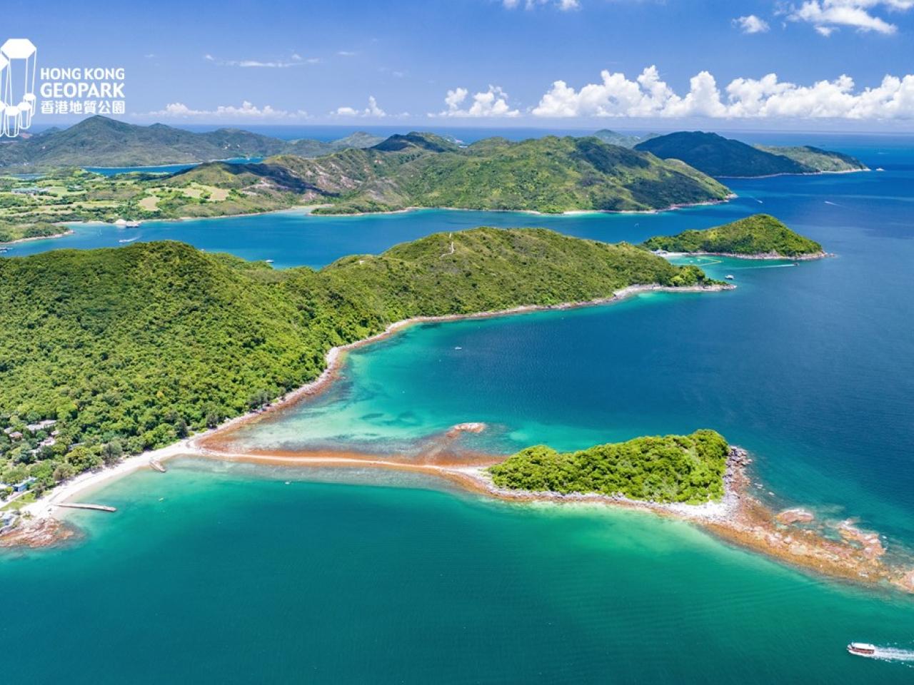 橋咀洲屬於香港聯合國教科文組織世界地質公園,位處西貢火山岩園區,具有國際地質重要性。(地質公園網頁)